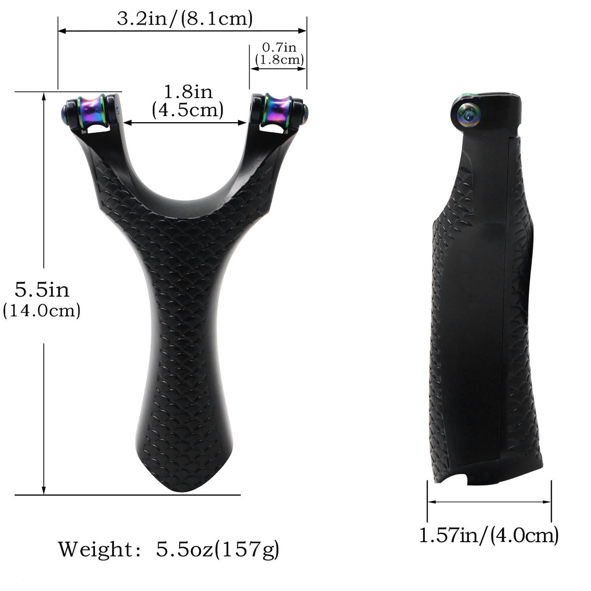 White Smoke NIGHTFALL AURORA Pulley Slingshot MARKSMAN