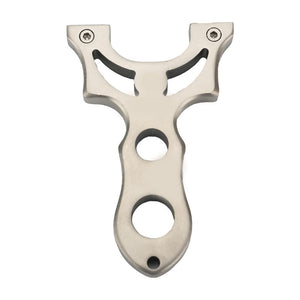 Light Gray New Active Hero Stainless Steel Slingshot MARKSMAN