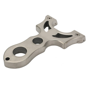 Dark Gray New Active Hero Stainless Steel Slingshot MARKSMAN