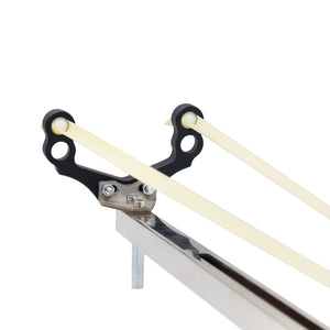 White Smoke New Aluminum Alloy DIY Slingshot Accessories Set for Outdoor Recreation MARKSMAN
