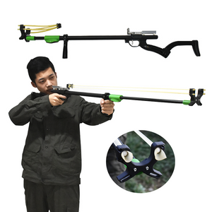 Dark Slate Gray Hot-Selling Outdoor Shooting Slingshot Precision Shooting Slingshot New Design Bow Head MARKSMAN