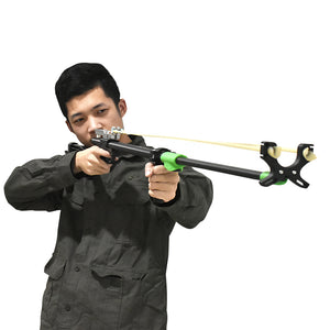 Dark Slate Gray Hot-Selling Outdoor Shooting Slingshot Precision Shooting Slingshot New Design Bow Head MARKSMAN