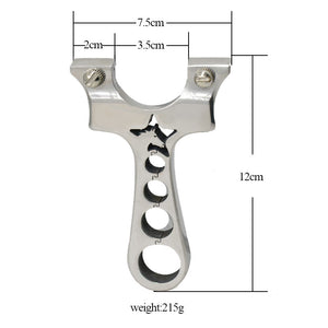 Gray New Star Horse Stainless Steel Slingshot MARKSMAN