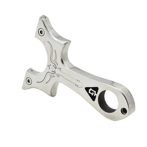 Light Gray G Flying Arrow Powerful Stainless Steel Slingshot MARKSMAN