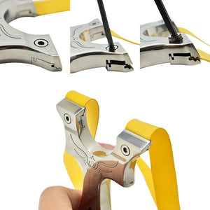 Gray G Flying Arrow Powerful Stainless Steel Slingshot MARKSMAN