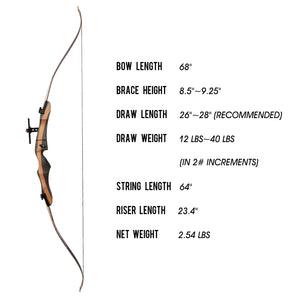 Light Gray Sanlida® Noble Recurve Archery Full Kit for Adults and Amateur SANLIDA
