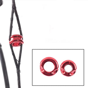 Dim Gray SPG 1/4" Non-Hooded Peep Sight – Aluminum Alloy Compound Bow Accessory SPG