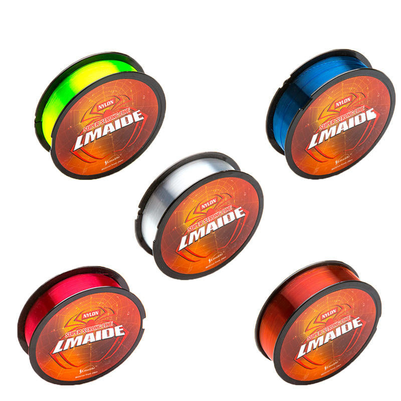 White Smoke 100m/150m Nylon Monofilament Fishing Line – High-Strength Deep Sea Leader Line MARKSMAN