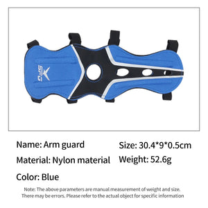 Steel Blue SPG Nylon Arm Guard – Adjustable Archery Forearm Protector SPG