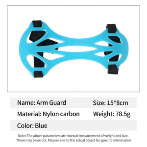 Medium Turquoise SPG Nylon Carbon Arm Guard Forearm Protector for Archery Training SPG