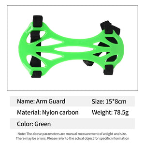 Medium Sea Green SPG Nylon Carbon Arm Guard Forearm Protector for Archery Training SPG
