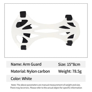 Black SPG Nylon Carbon Arm Guard Forearm Protector for Archery Training SPG