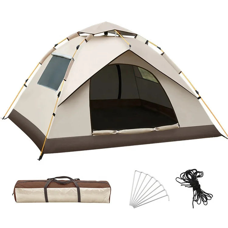 Outdoor Camping Beach Tent | Waterproof 3–4 Person Shelter