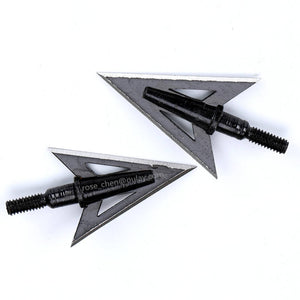 Black Fishing Arrow Broadhead 100/ 125/ 200 Grains HOOYI