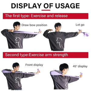 Brown SPG PJ-TLD Archery Bow Release Belt – Latex Resistance Training Band SPG