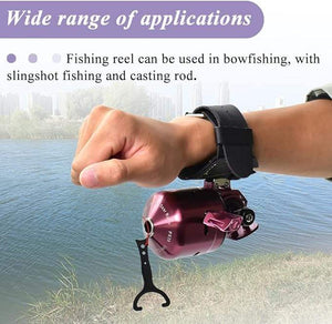 White Smoke PX39 Aluminum Alloy Fishing Reel 6+1 Bearing Spinning Wheel with Nylon String Fishing Accessory MARKSMAN