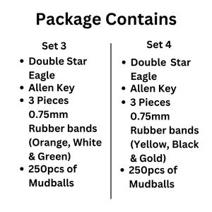 Gray Double Star Eagle Sword Stainless Steel Slingshot MARKSMAN