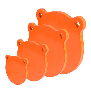 White Smoke Panda Shaped 10mm Thickened AR500 Steel Practice Target INDIAN SLINGSHOT