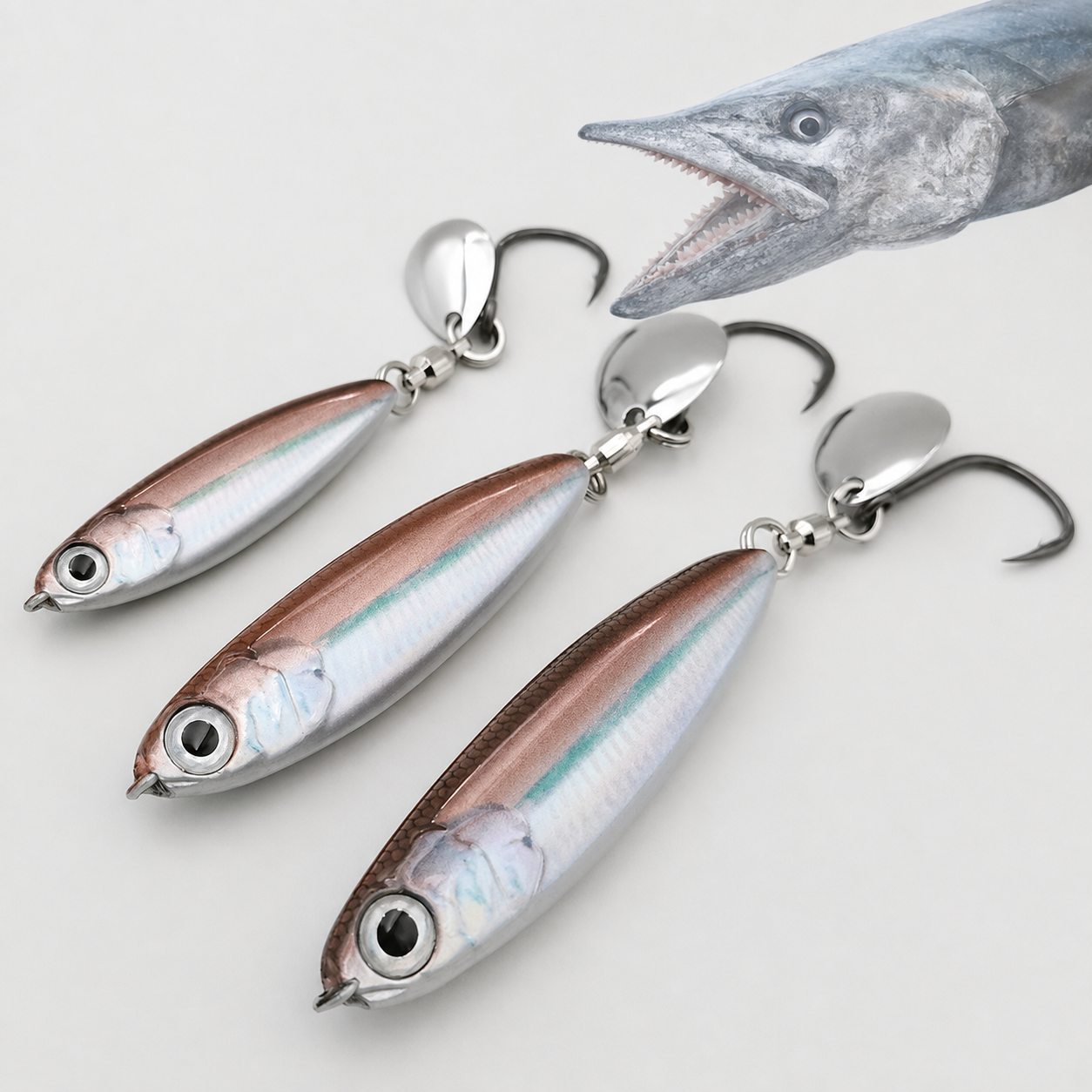Lavender Patrolling Ultra-Short Iron Plate Fishing Lure, Artificial Hard Metal Jig Bait for Freshwater & Saltwater Fishing MARKSMAN
