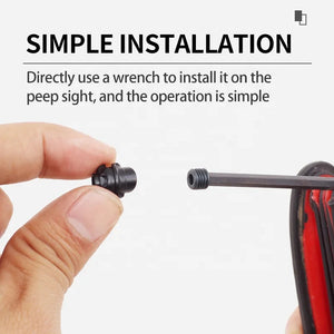 Beige SPG Peep Sight Clarifier Lens – For Compound Bow Archery SPG