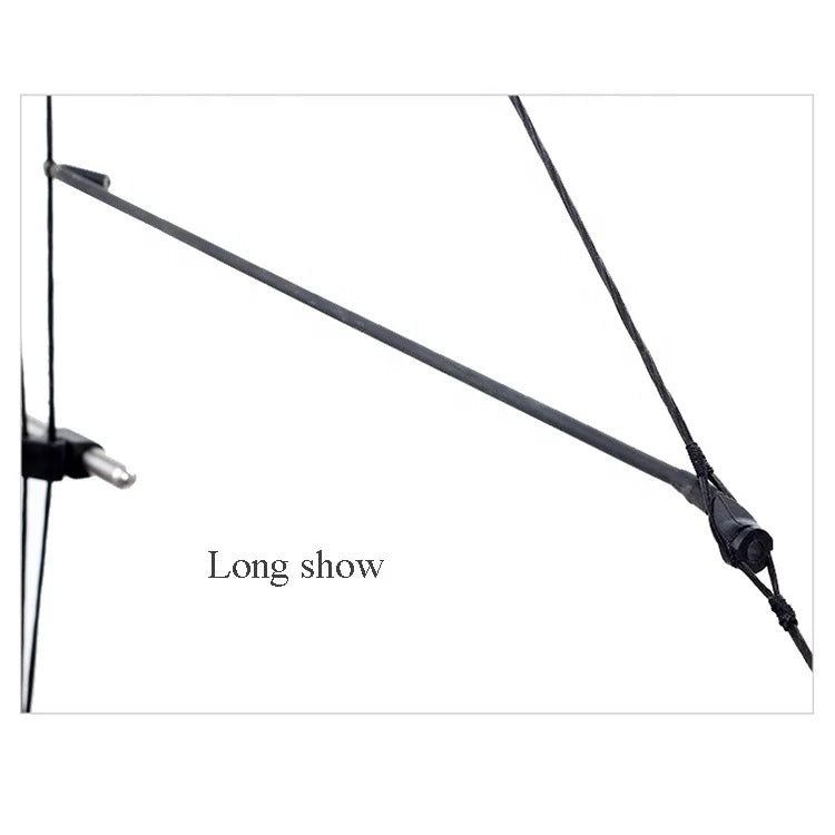 Lavender SPG Compound Bow Peep Sight Rubber Tubing – 30cm High-Density Black Bowstring Accessory SPG