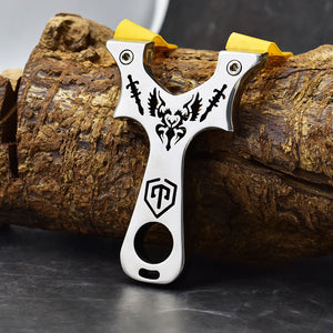 Dark Slate Gray Phoenix Guard Stainless Steel Slingshot MARKSMAN