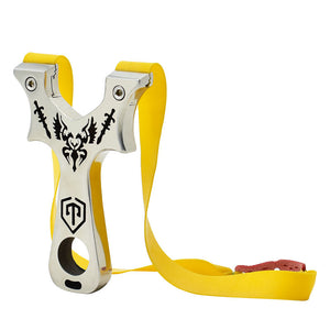 Light Gray Phoenix Guard Stainless Steel Slingshot MARKSMAN