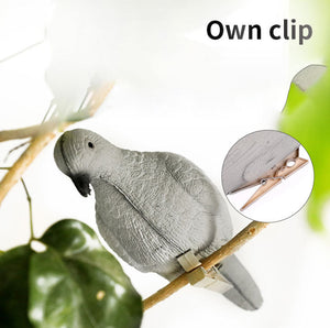 White Smoke Pigeon Target with Clip EVA Foam Simulation Bird Decoy for Outdoor Practice MARKSMAN