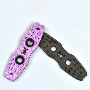 Lavender Noise Reduction Flat Leather Pit Pouches GM&BW