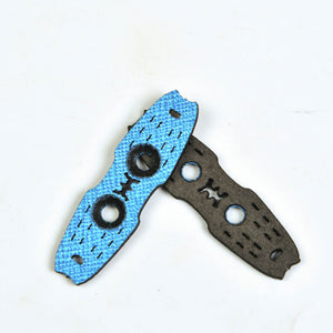 White Smoke Noise Reduction Flat Leather Pit Pouches GM&BW