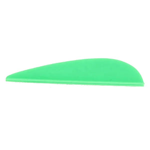 Medium Aquamarine SPG 2 Inch Plastic Arrow Vanes Lightweight Durable DIY Archery SPG