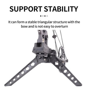 Dim Gray SPG Plastic Collapsible Bow Stand – Lightweight Portable Support SPG