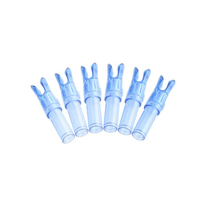 Powder Blue SPG Plastic Archery Arrow Nocks 6.2mm for Carbon Fiberglass Shafts SPG