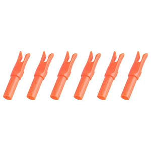 Coral SPG Plastic Archery Arrow Nocks 6.2mm for Carbon Fiberglass Shafts SPG