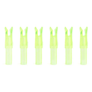 Pale Goldenrod SPG Plastic Archery Arrow Nocks 6.2mm for Carbon Fiberglass Shafts SPG