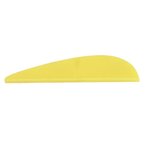 Light Goldenrod SPG 2 Inch Plastic Arrow Vanes Lightweight Durable DIY Archery SPG