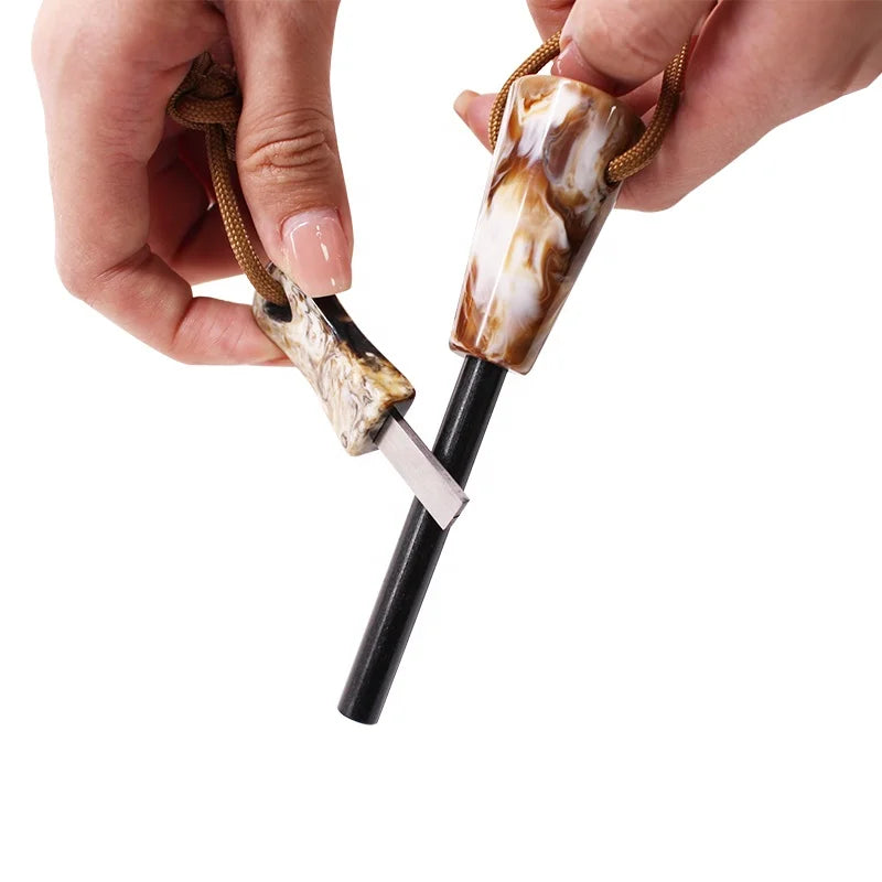 Pocket Size Fire Starter Survival Kit for Camping & Hiking