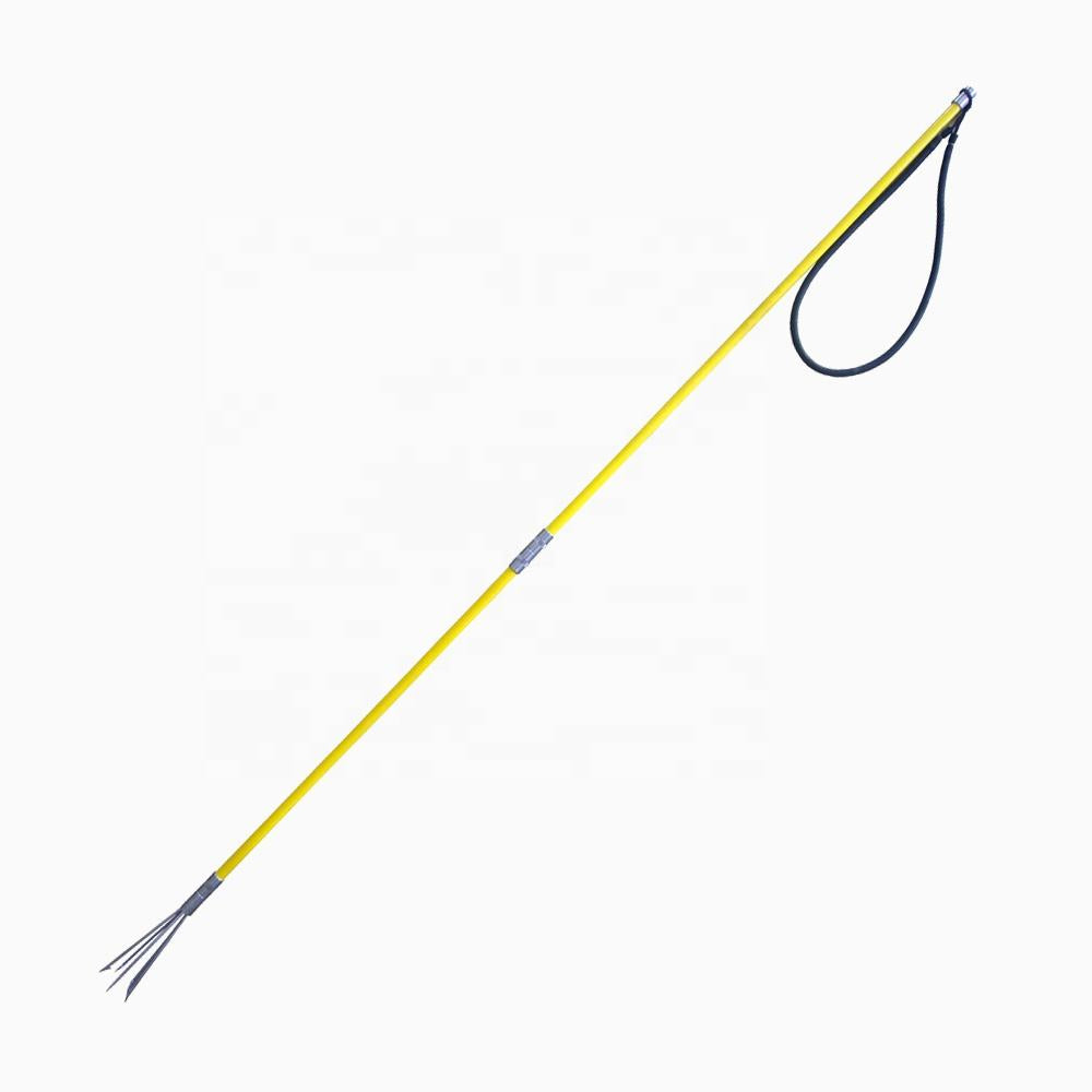 White Smoke Pole Spear High Quality Fiberglass & Aluminum Handspear – Spearfishing Pole Spear for Free Diving INDIAN SLINGSHOT