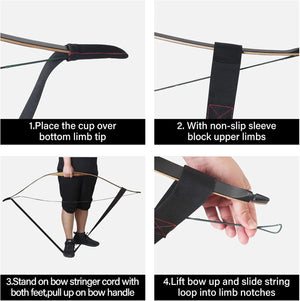 White Smoke SPG Polyester Fiber Bow Stringer | Easy Recurve & Longbow Accessory SPG