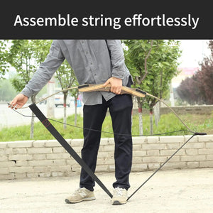 Light Gray SPG Polyester Fiber Bow Stringer | Easy Recurve & Longbow Accessory SPG