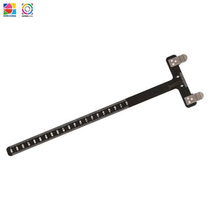 White Smoke Sanlida® Portable Archery Bow T Square Ruler – Stainless Steel Measuring Tool for Recurve & Compound Bow Setup SANLIDA