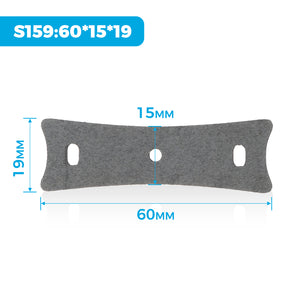 Dim Gray Slingshots Microfiber Pit Pouches Non-Slip Pocket (2mm Thickness) GM&BW