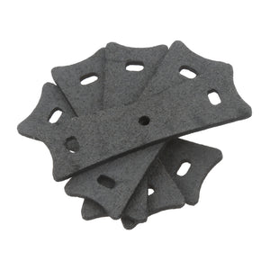 Dim Gray Slingshots Microfiber Pit Pouches Non-Slip Pocket (2mm Thickness) GM&BW