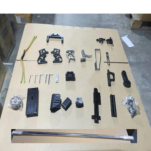 Gray Powerful Flymar Slingshot Rifle With Mechanical Aiming Convenient and Accurate Flymar Slingshot Rifle MARKSMAN