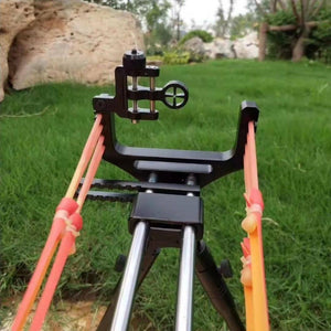 Dark Olive Green Powerful Flymar Slingshot Rifle With Mechanical Aiming Convenient and Accurate Flymar Slingshot Rifle MARKSMAN