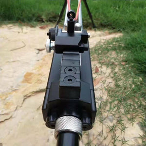 Dark Slate Gray Powerful Flymar Slingshot Rifle With Mechanical Aiming Convenient and Accurate Flymar Slingshot Rifle MARKSMAN