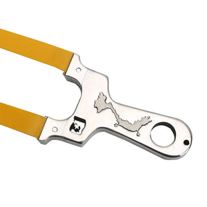 White Smoke Powerful Tactical Star Stainless Steel Slingshot MARKSMAN