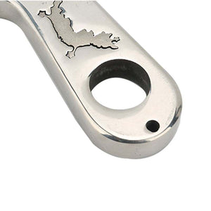 Light Gray Powerful Tactical Star Stainless Steel Slingshot MARKSMAN