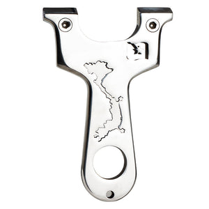Dark Slate Gray Powerful Tactical Star Stainless Steel Slingshot MARKSMAN