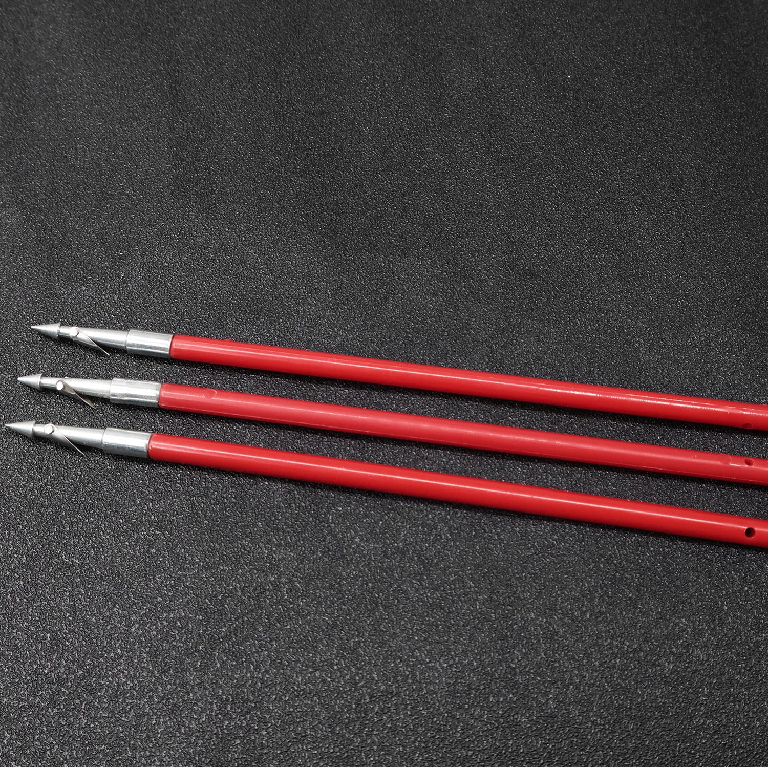 Dark Slate Gray Premium Metal Fishing Arrows with ABS Shaft, Barbed Tip MARKSMAN